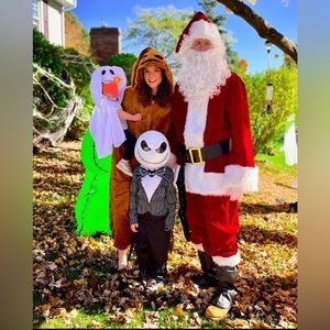 Adult “Oogie Boogie” Nightmare Before Christmas Costume Onesie